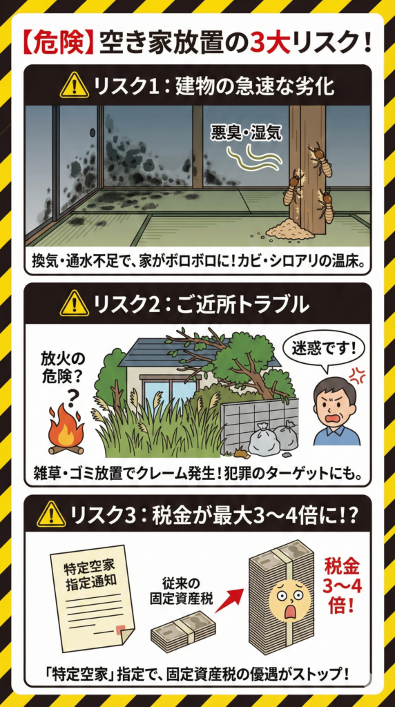 空き家のリスク 画像